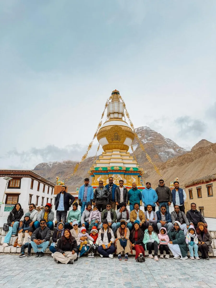 Group photo at Tabo Monastery